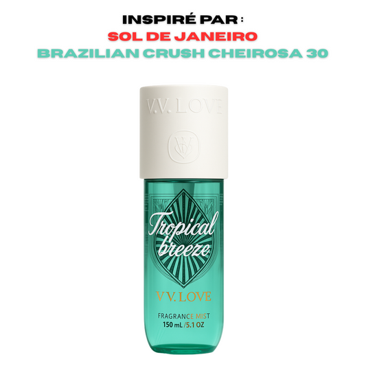 12*150ml Vv Love - Tropical Breeze - Brume Parfumée pour femme