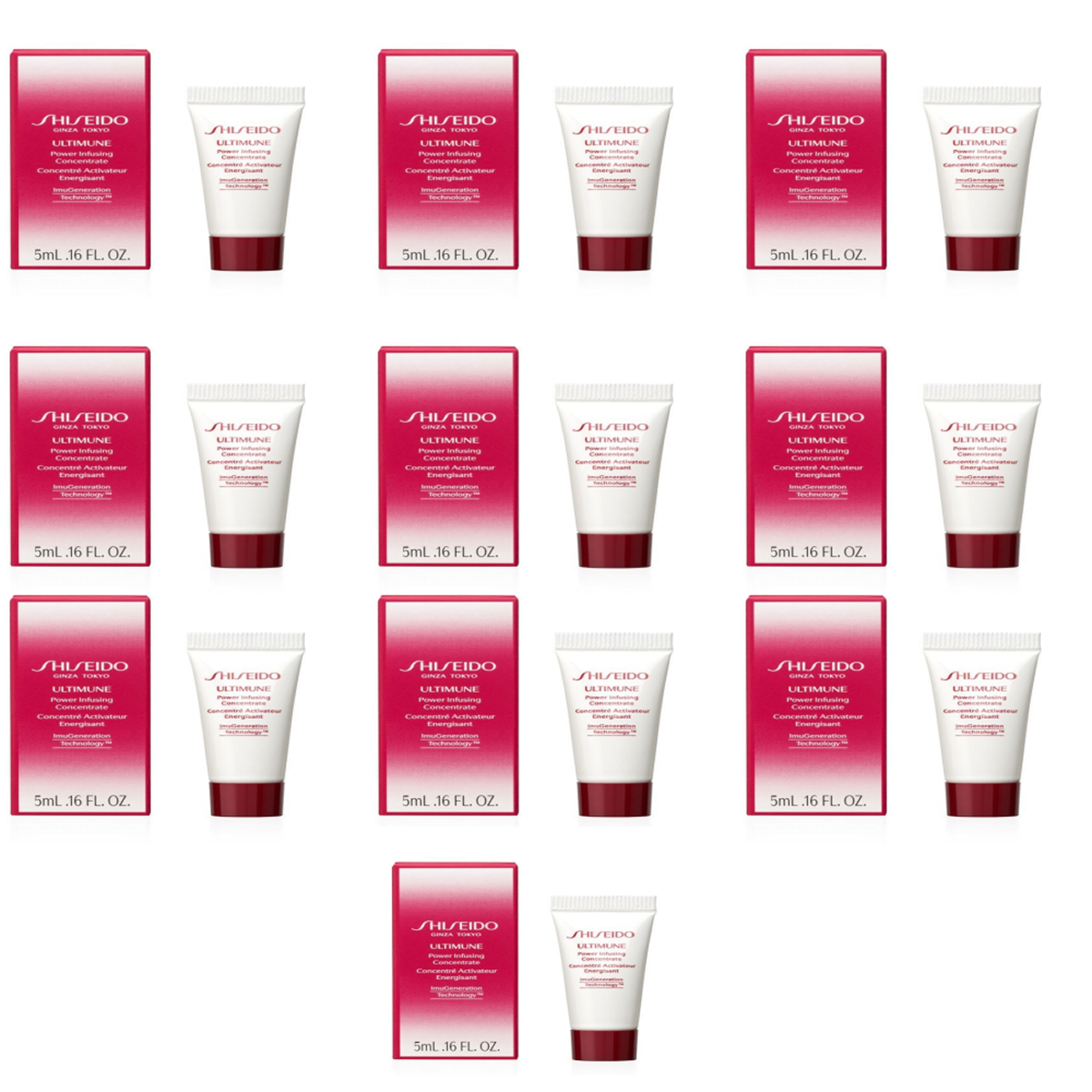 5ml Shiseido - Ultimune Concentré Activateur Energisant Ginza Tokyo