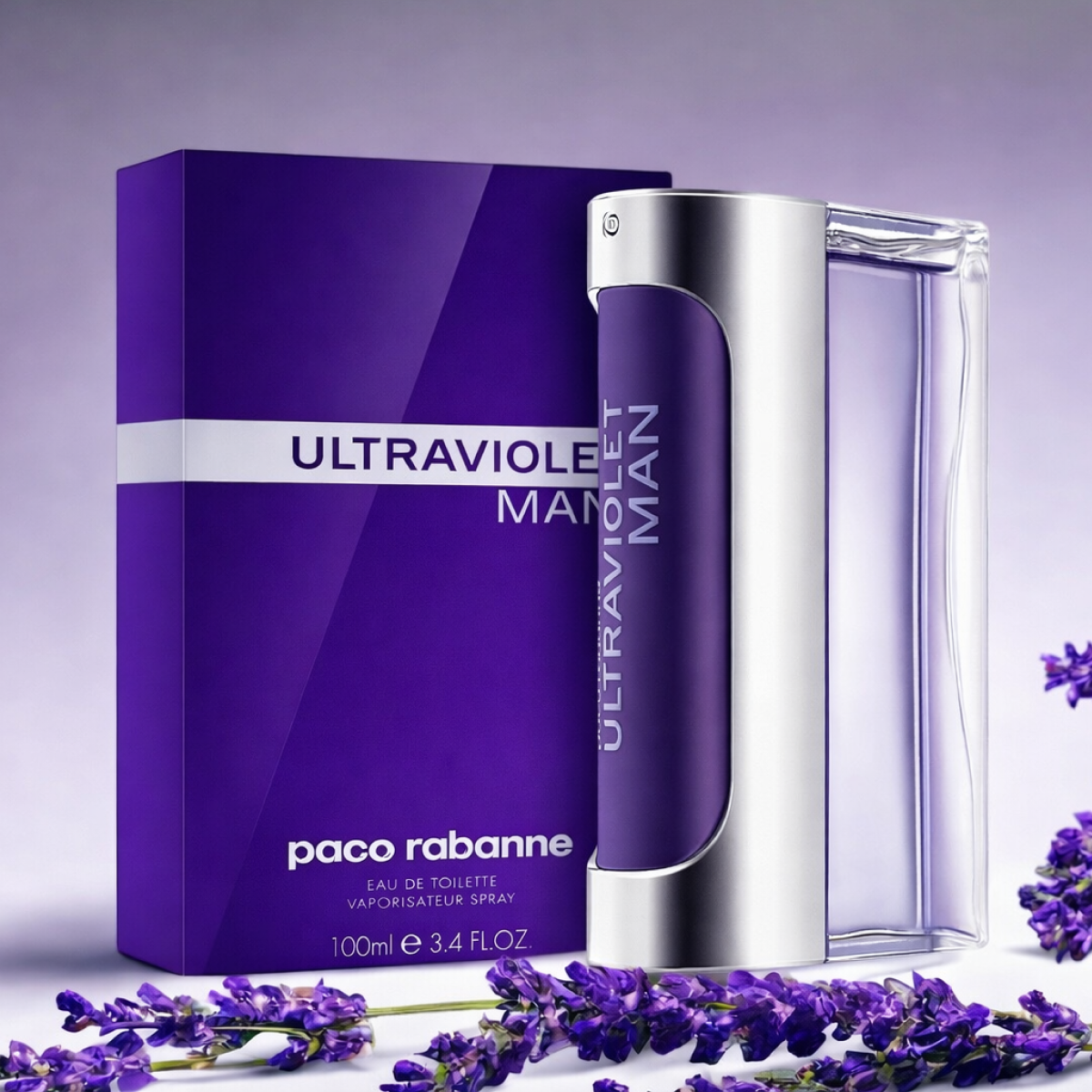 100 ml Paco Rabanne - Ultraviolet - Eau de Toilette pour homme