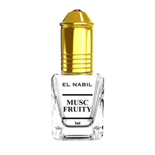 12*5ml el Nabil - Musc Fruity - Parfum Concentré Sans Alcool