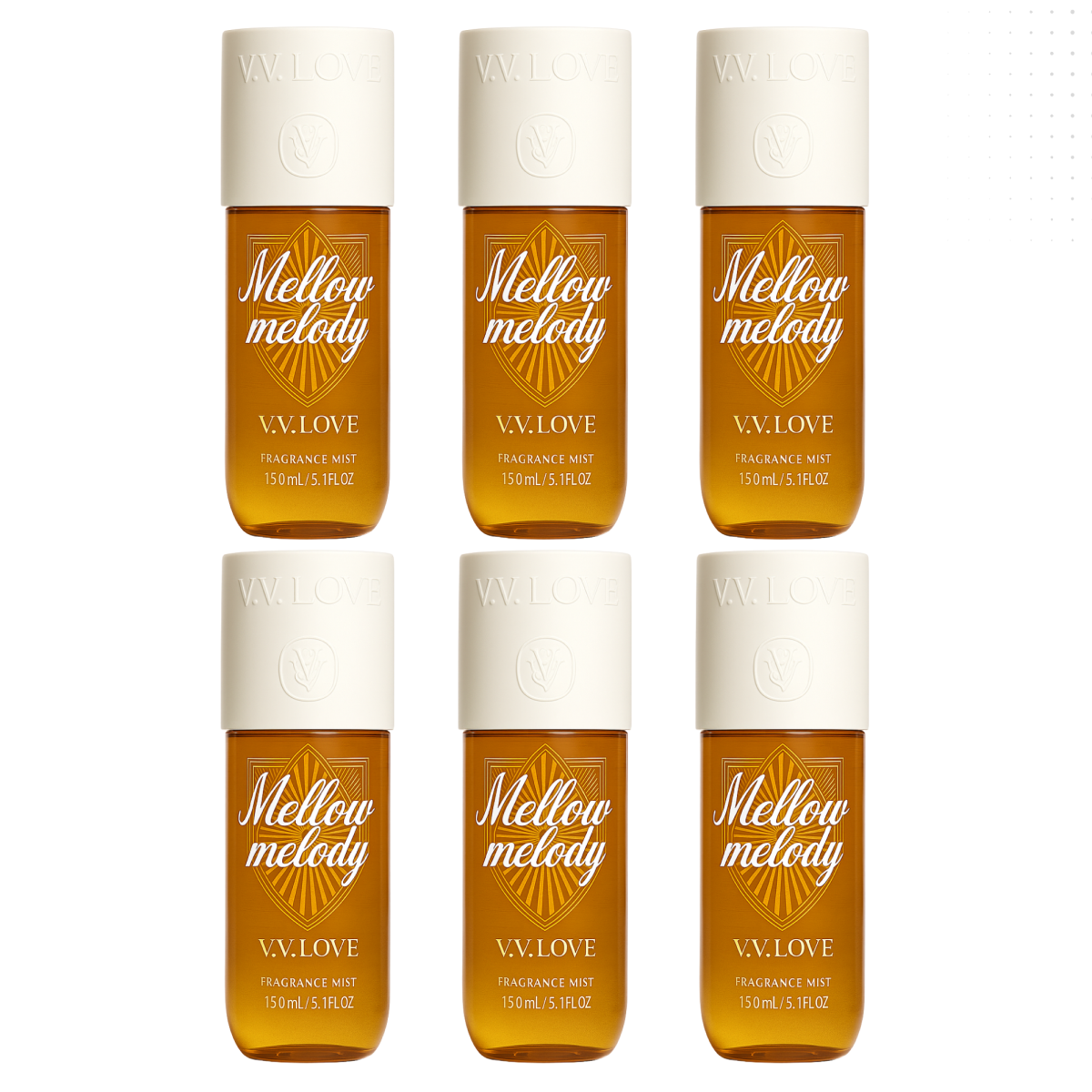 12*150ml Vv Love - Mellow Melody - Body Mist para Mujer
