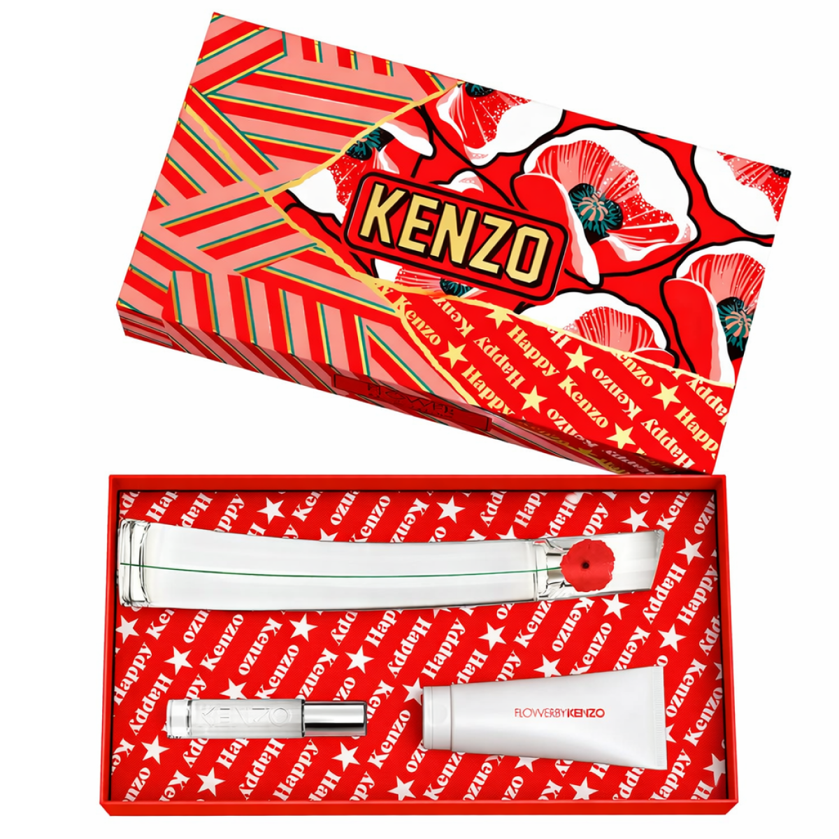 Kenzo - Coffret Flowers Eau de Parfum 100ml + Lait de Corps 75ml + EDP 10ml