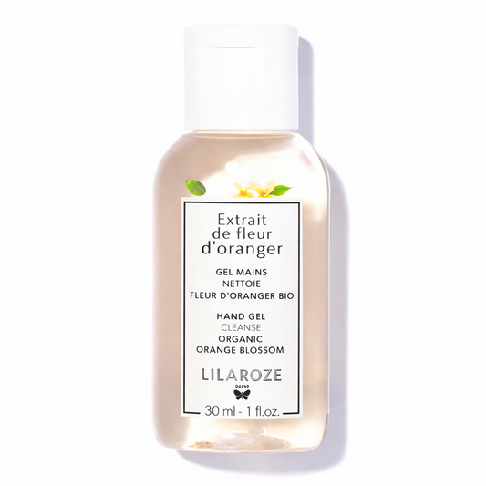 24 * 30ml Lilaroze Paris - Gel de Manos Limpiador Extracto de Fleur D'oranger