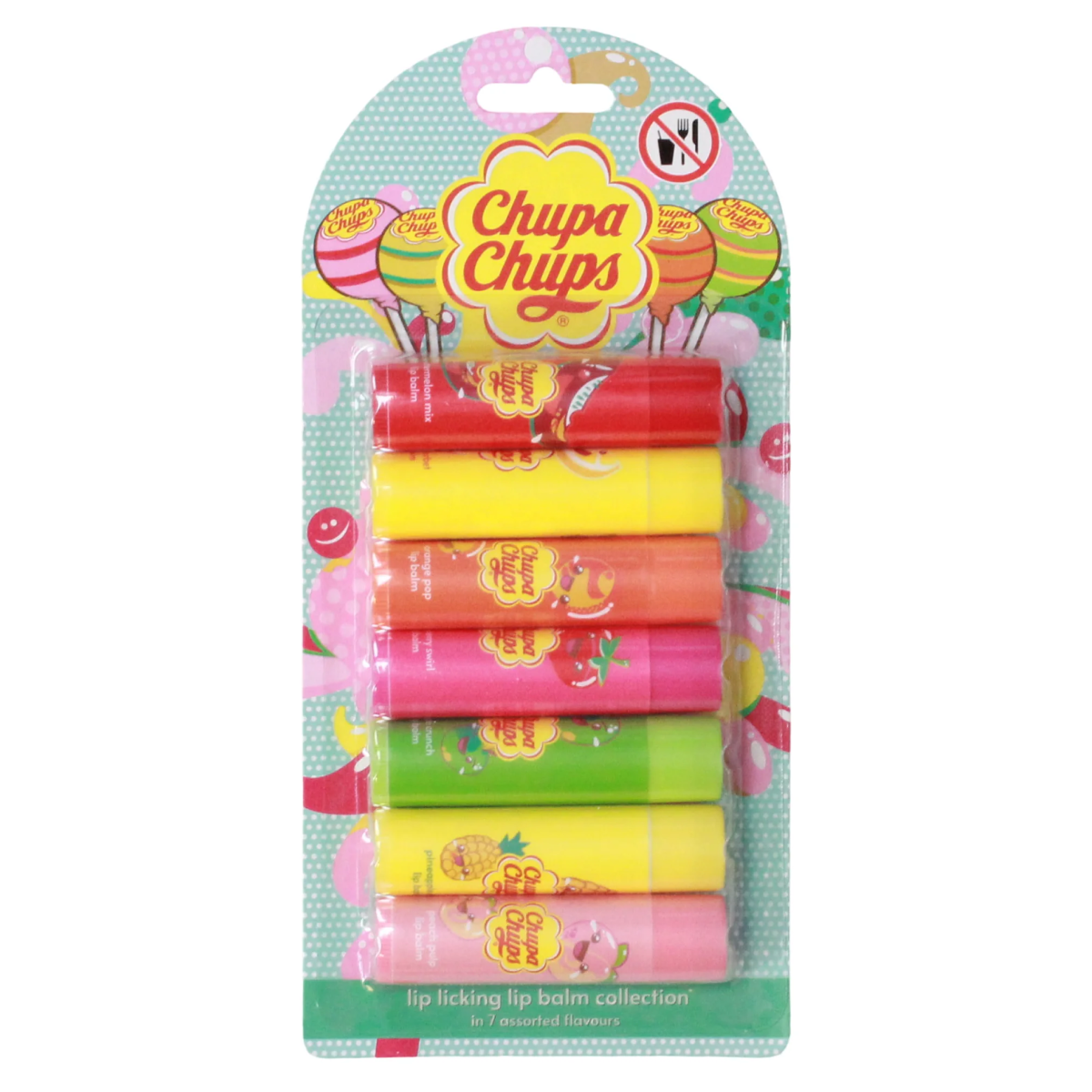 Chupa Chups - Assorti 7 Parfums - Lip Balm