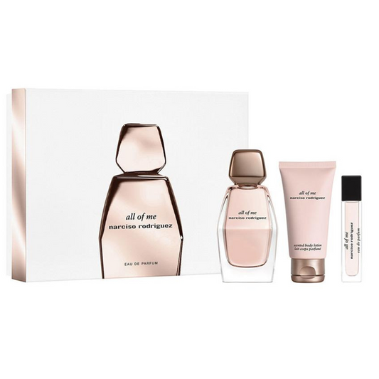 Parfum 90ml + Gel 50ml + Lait Corporelle 50ml Narciso Rodriguez - All Of Me - Coffret pour femme Eau de Parfum 90 ml + Gel Douche 50 ml + Lait Corporelle 50 ml