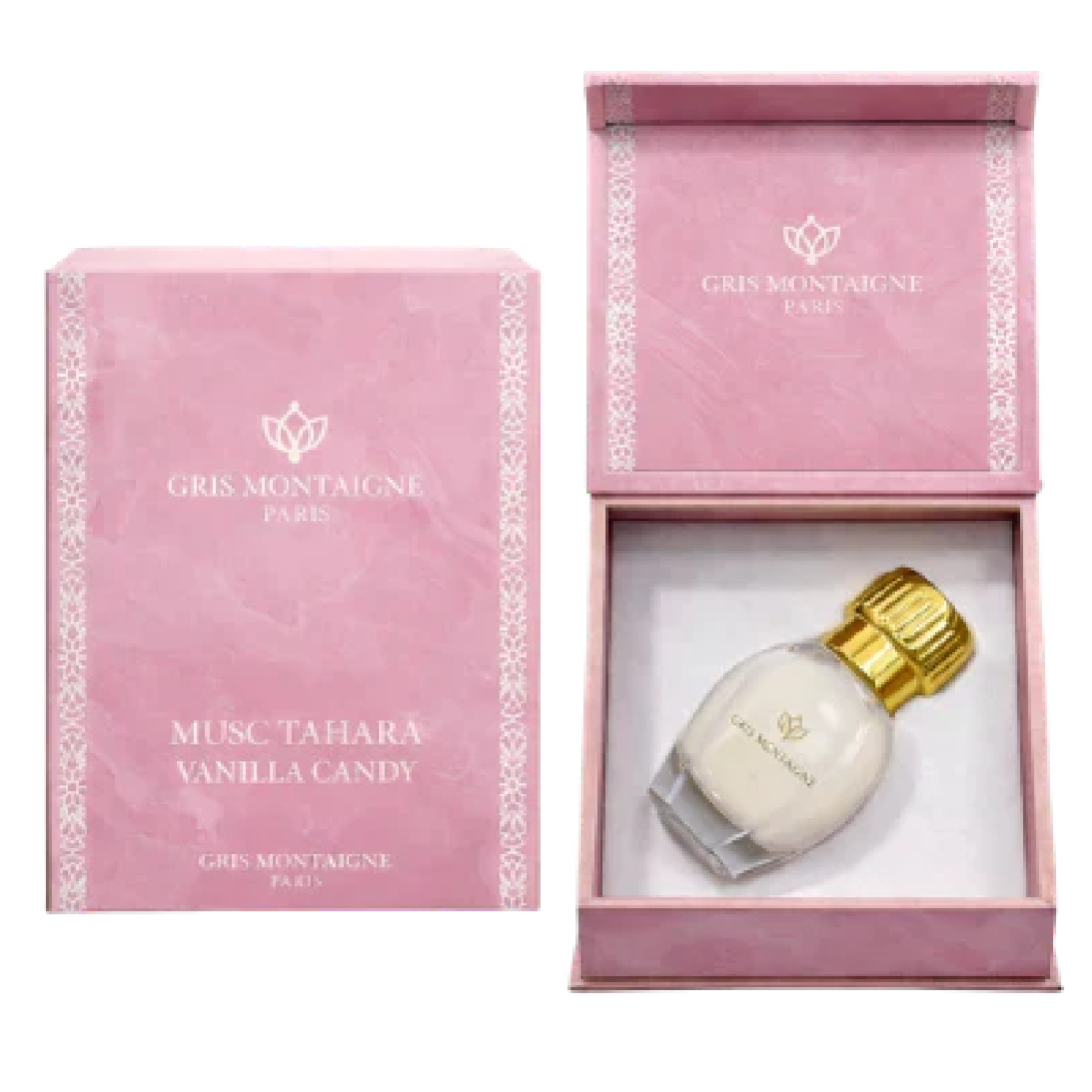 12ml Gris Montaigne - Musc Tahara Vanilla Candy - Concentré de Parfum