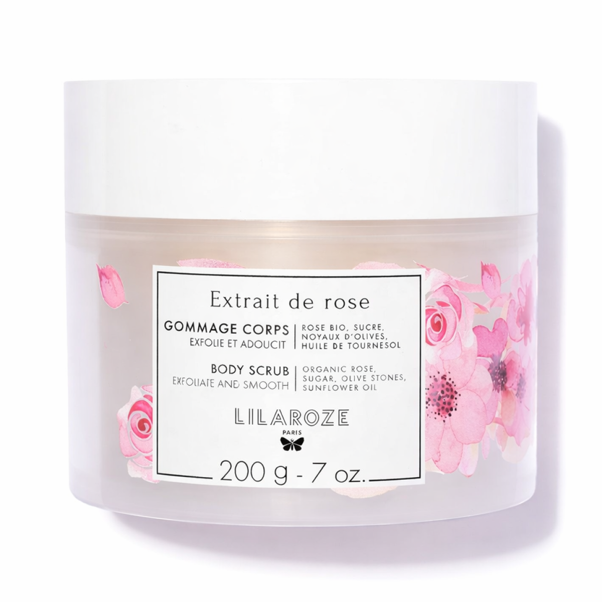 Lilaroze Paris - Gommage Corps Extrait de Rose Bio