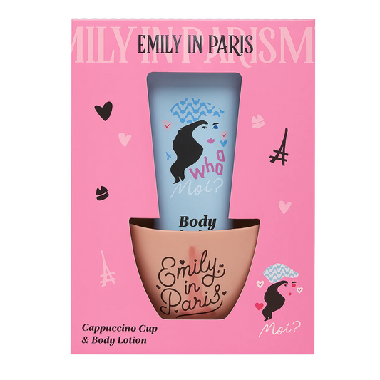 Emily in Paris - Cappuccino Cup & Loción Corporal