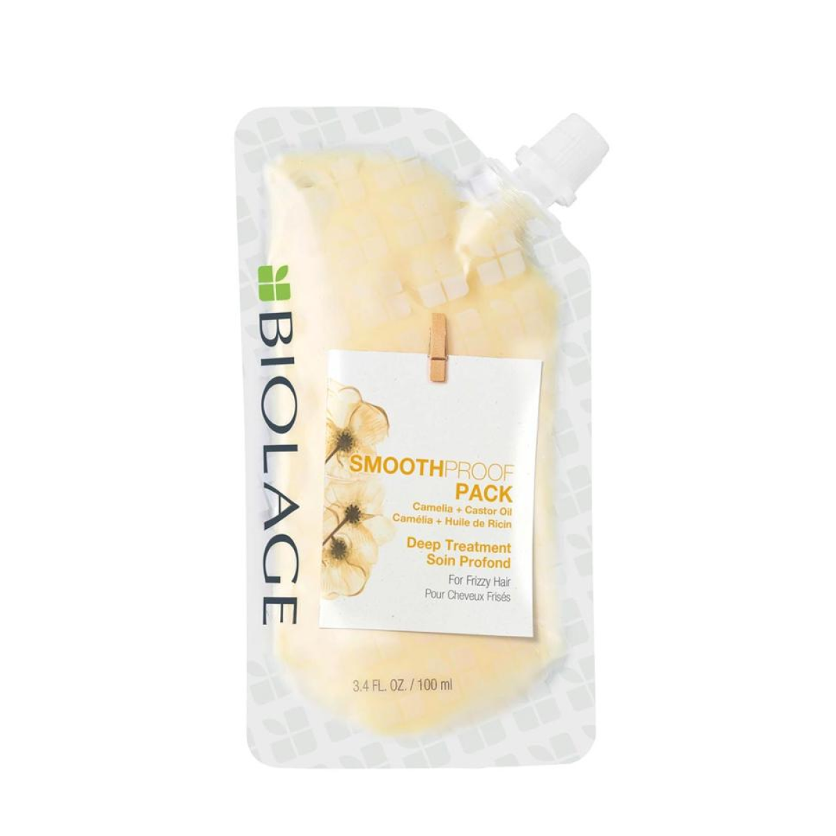 100ml Biolage - SMOOTHPROOF Masque Lissant pour Cheveux Crépus 100ml