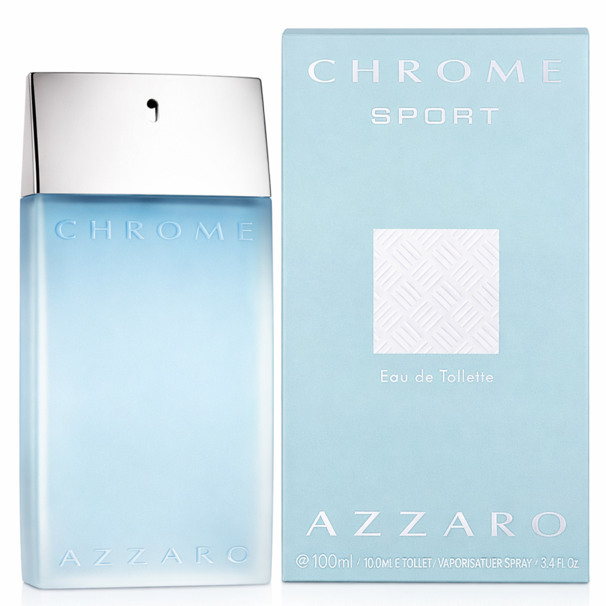 100 ml Azzaro - Chrome Sport- Eau de Toilette pour homme