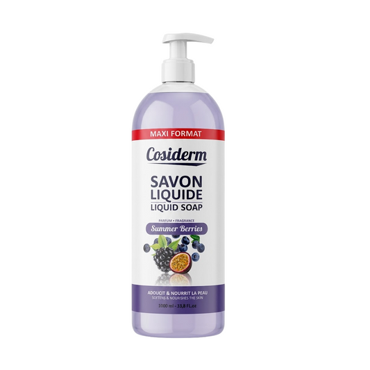 1 l Cosiderm - Summer Berries - Savon Liquide Maxi Format