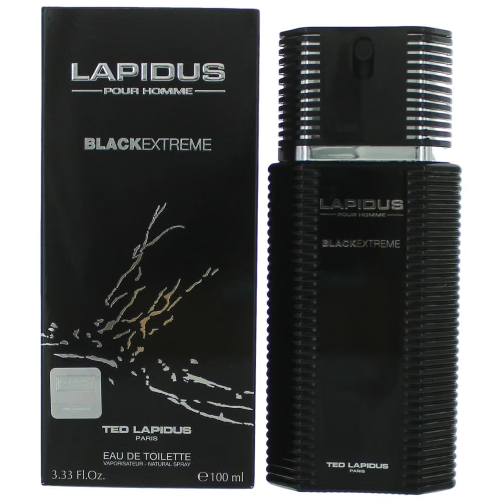100 ml Ted Lapidus - Black Extrême - Eau de Toilette pour homme
