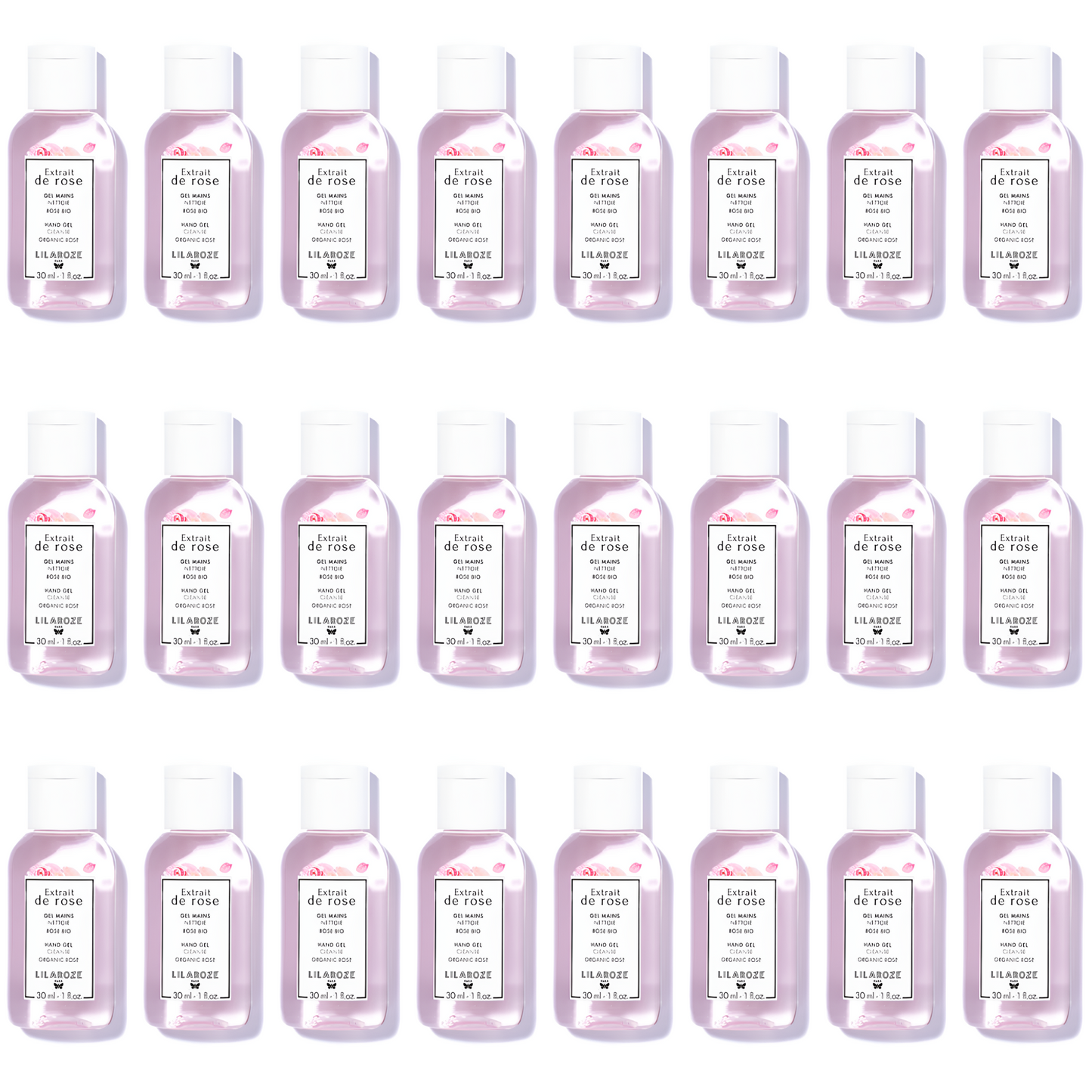 Lilaroze Paris - Gel de Manos Limpiador con Extracto de Rosa