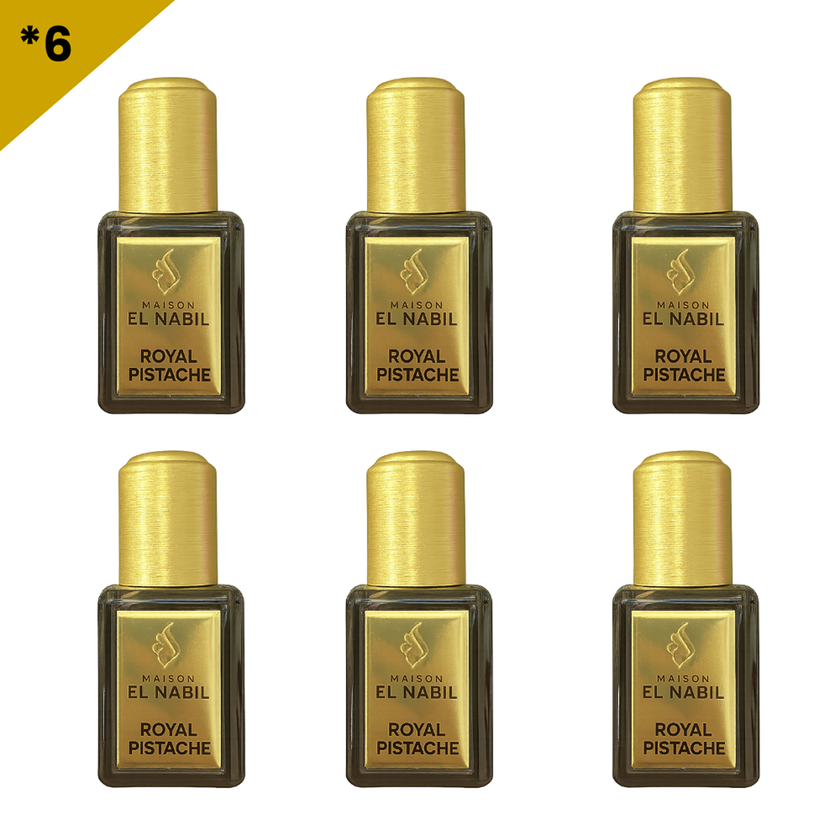 5ml el Nabil - Royal Pistache - Parfum Concentré Sans Alcool