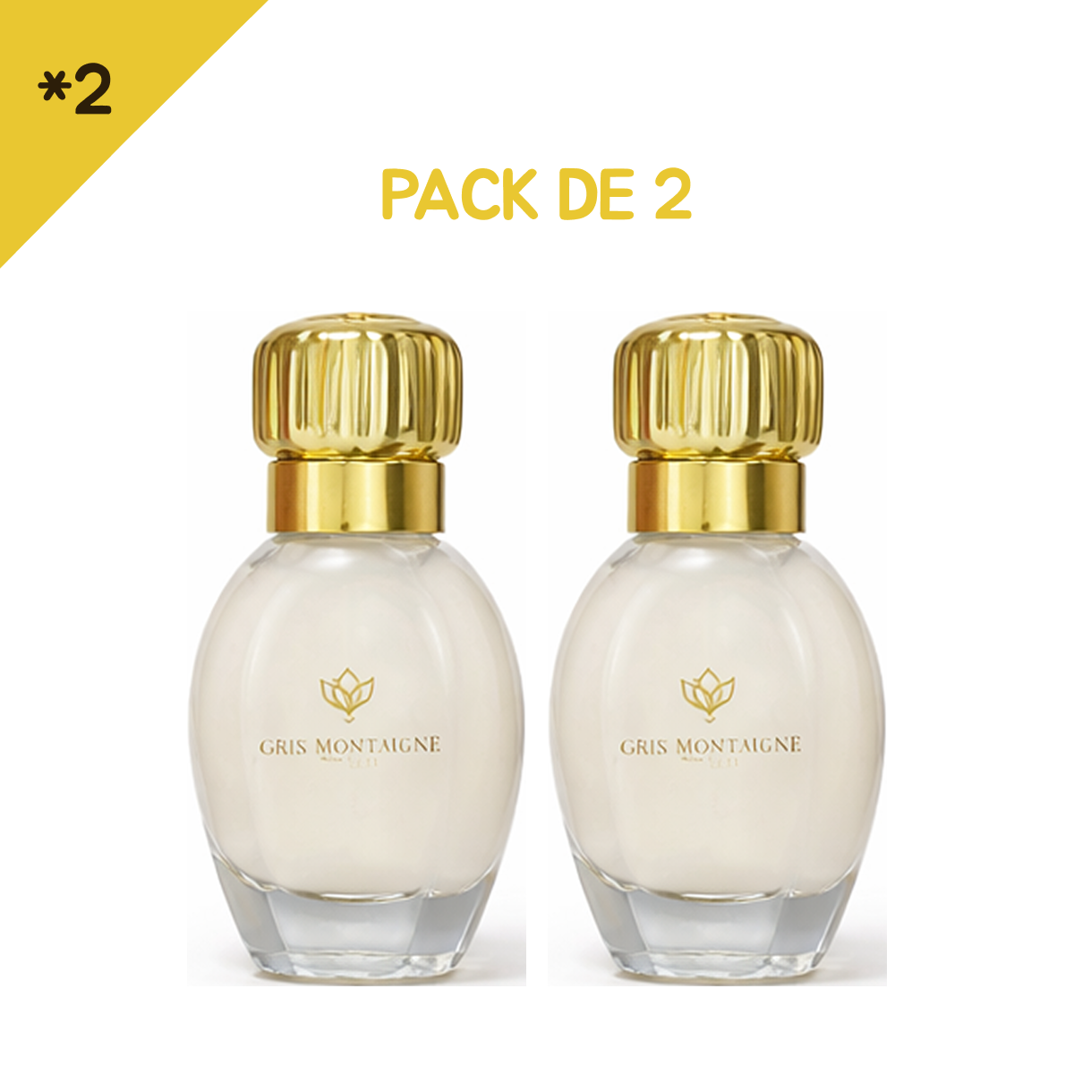 12ml * 2 Gris Montaigne - Musc Tahara Vanilla Candy - Concentré de Parfum