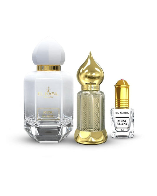 El Nabil - Musc Blanc - Prestige Estuche Regalo 65ml + Perfume 12ml +5ml
