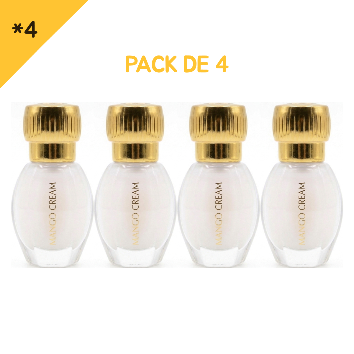 12ml * 4 Gris Montaigne - Musc Tahara Mango Cream - Concentré de Parfum