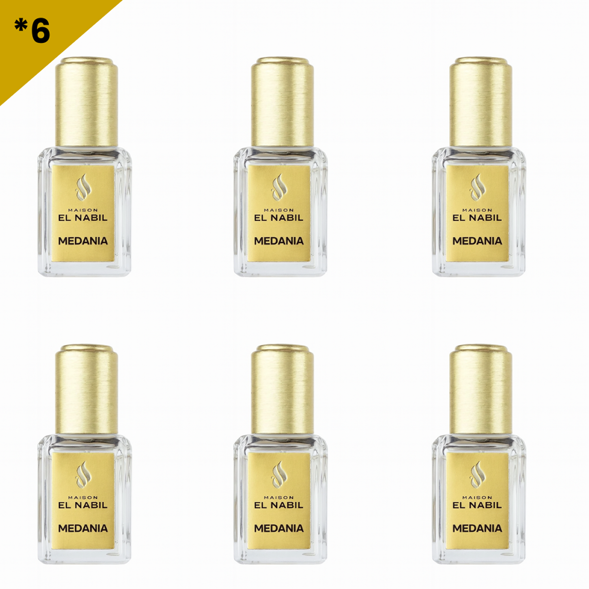 12*5ml el Nabil - Medania - Parfum Concentrado Sans Alcool