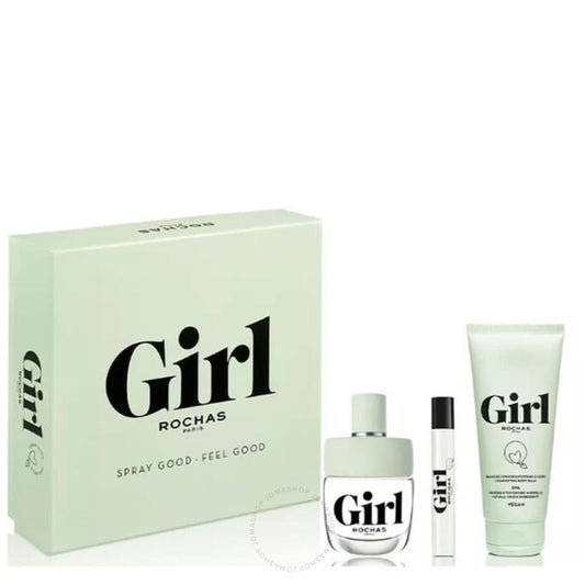 Rochas - Girl - EDT 100 ml + EDT 7,5 ml + Lait de Corps 100 ml
