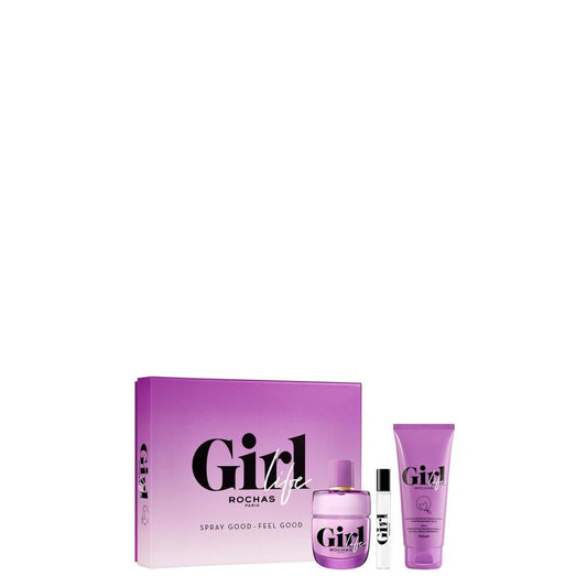 Rochas - Girl Life - EDP 75 ml + EDP MINI 7,5 ml + Lait de Corps 100 ml