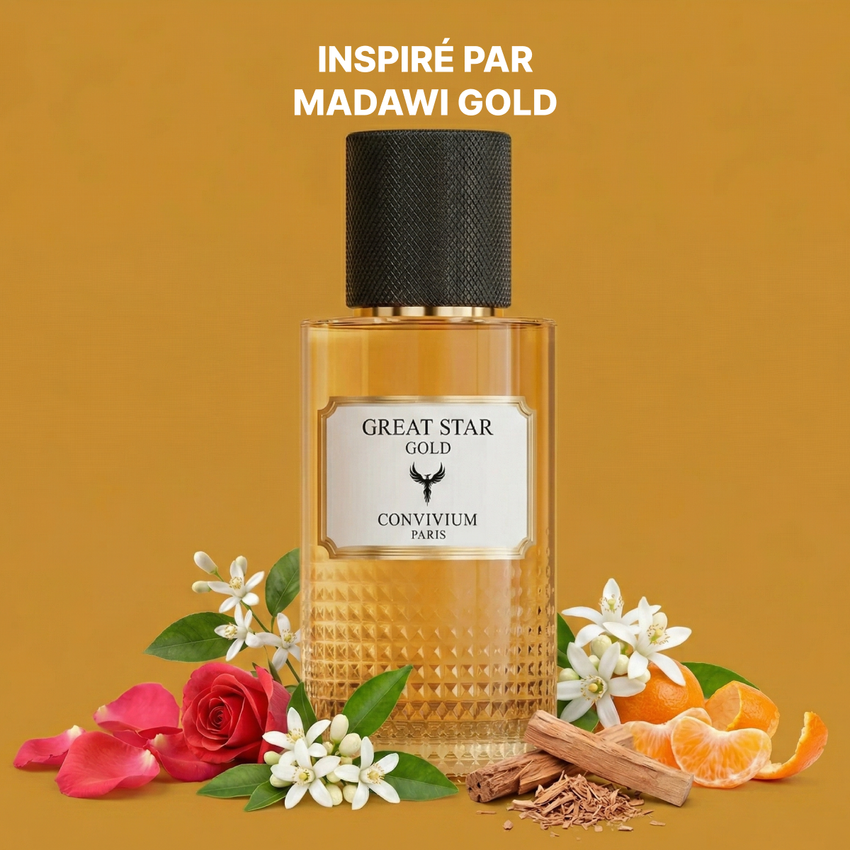 50ml Convivium Paris - Great Star Gold - Extrait de Parfum Mixte