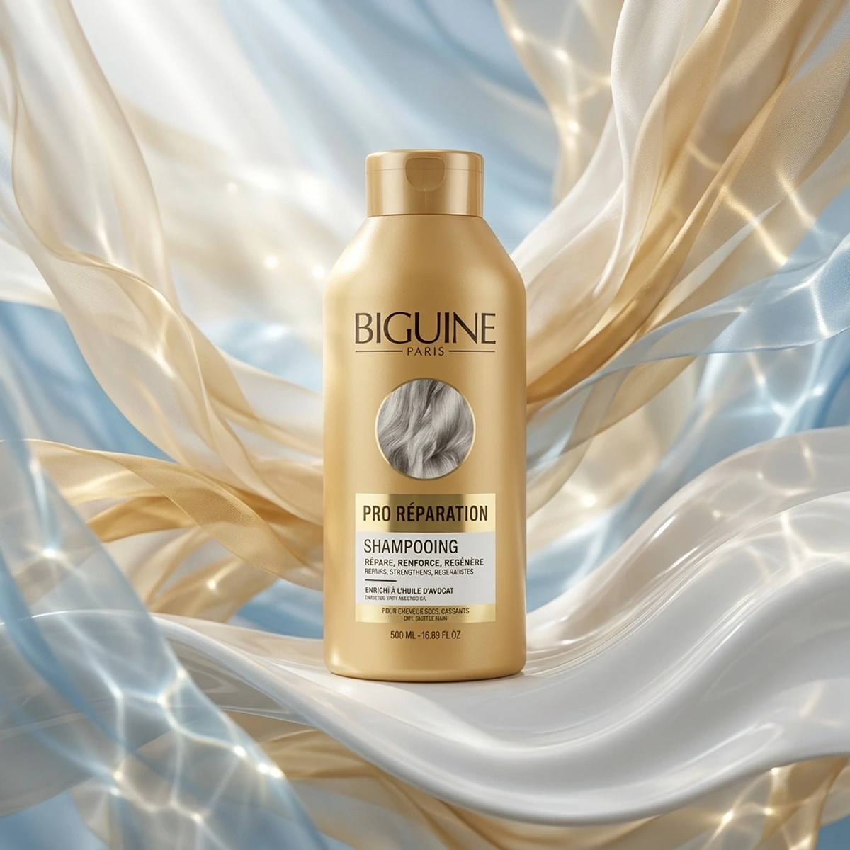 500ml Biguine Paris - Pro Réparation - Shampooing  Cheveux Secs et Cassants
