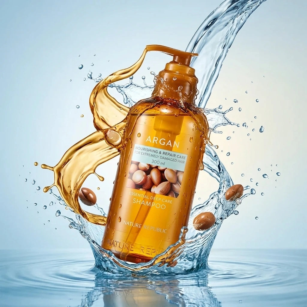 Nature Republic - Argan Essential Moisture - Repairing Shampoo