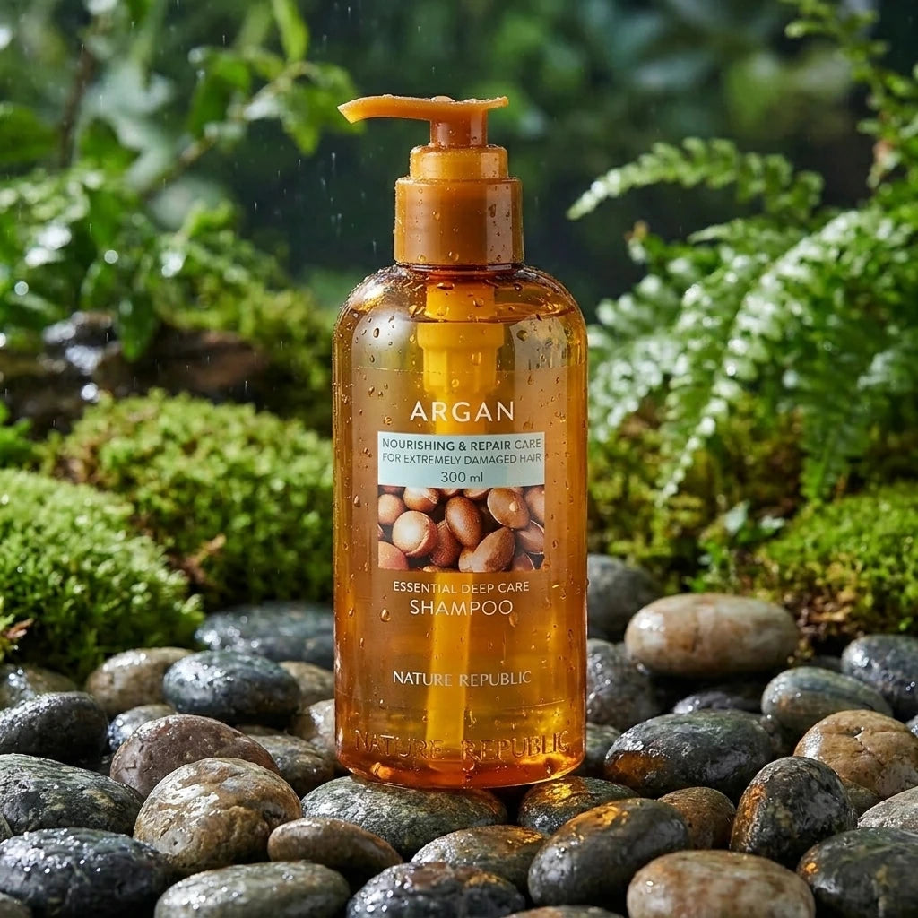 Nature Republic - Argan Essential Moisture - Repairing Shampoo