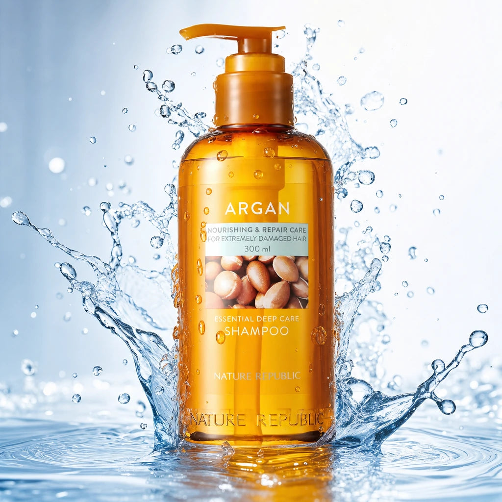 Nature Republic - Argan Essential Moisture - Repairing Shampoo