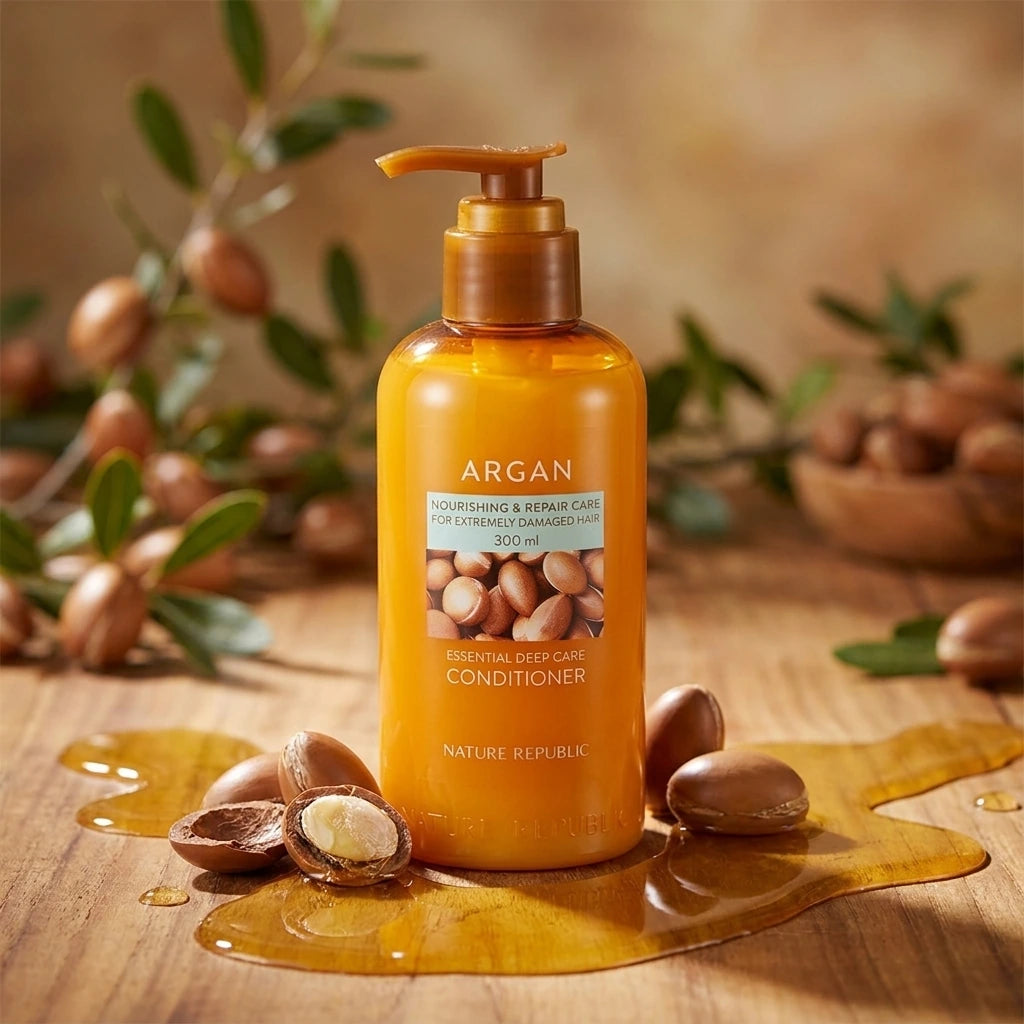 Nature Republic - Argan Essential Moisture - Repairing Conditioner
