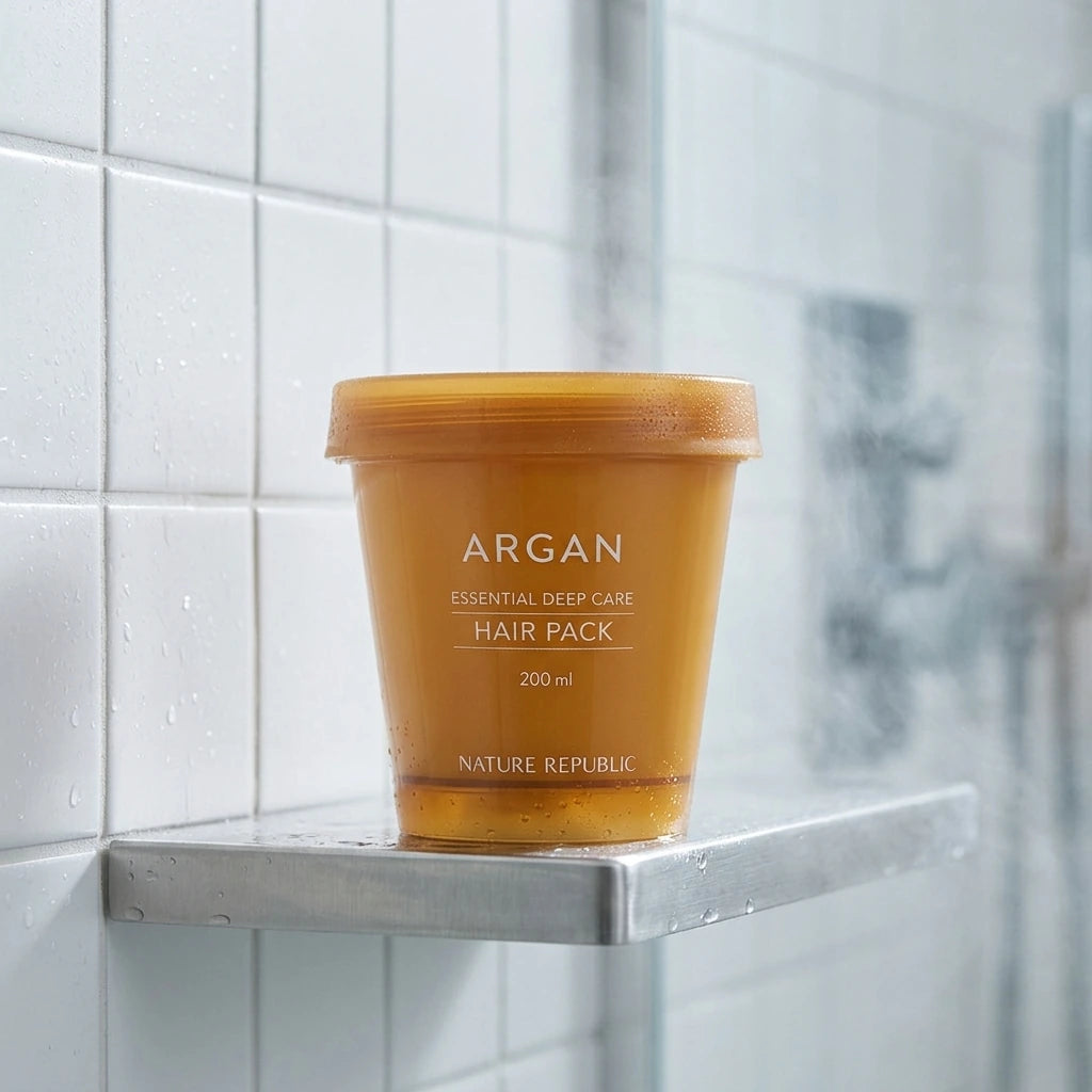 Nature Republic - Argan Essential Moisture - Repairing Mascarilla Capilar
