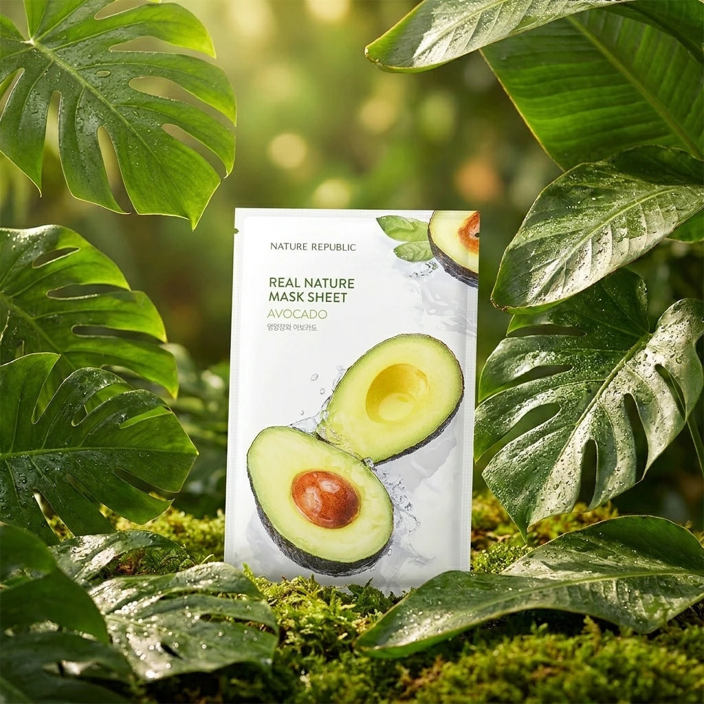 Nature Republic - Real Nature Sheet - Mask Avocado