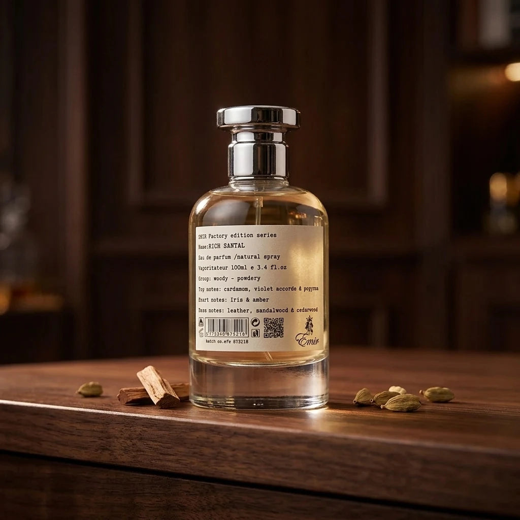 100 ml Paris Corner - Emir Rich Santal - Eau de Parfum Mixte