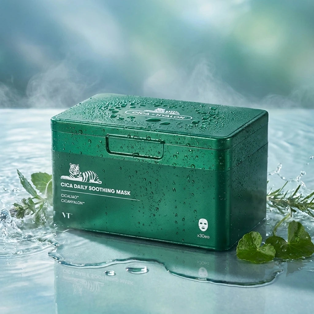 VT COSMETICS - VT Cica Daily Soothing Mask - Réparation & Hydratation