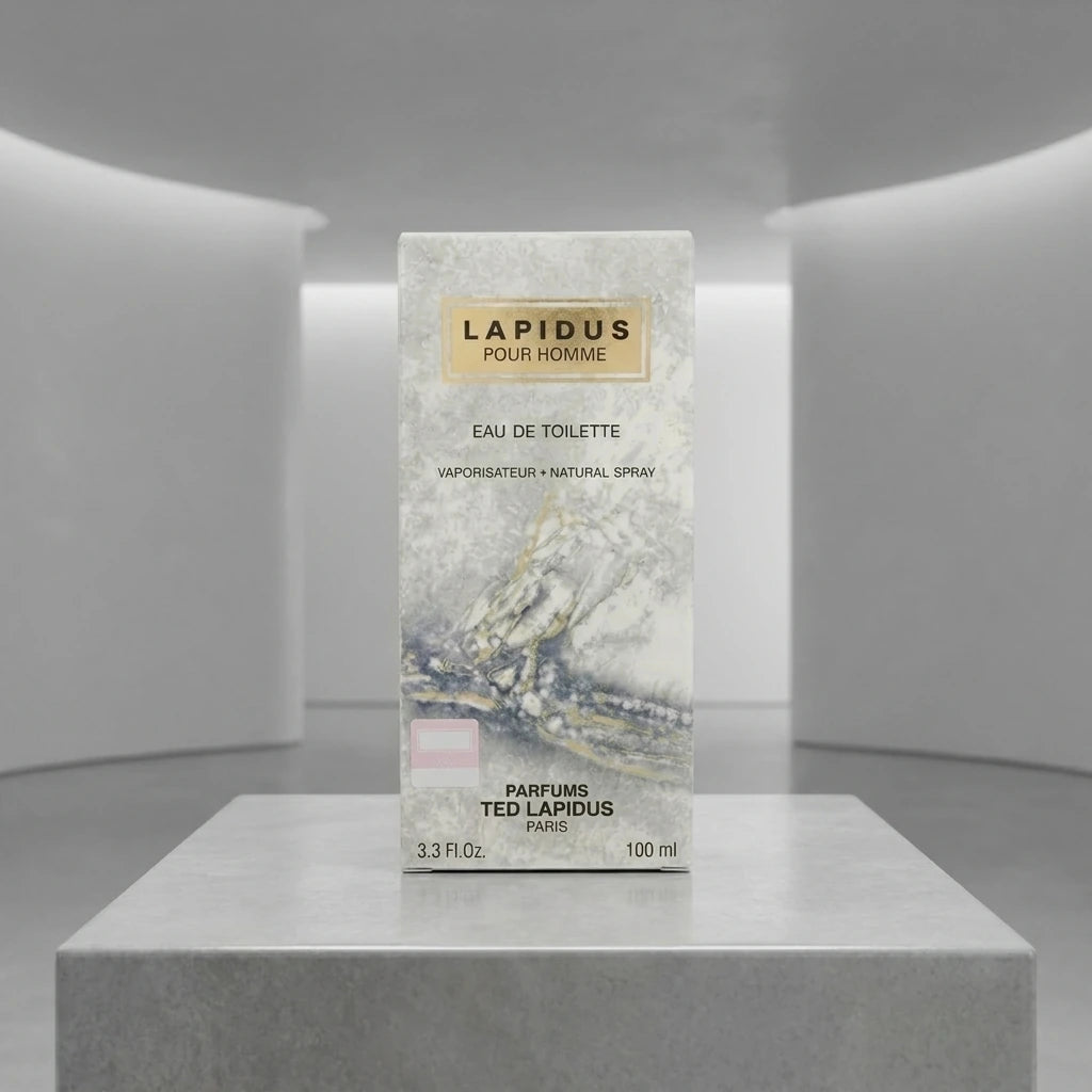 100ml boîte vierge Ted Lapidus - Lapidus pour homme Gris - Eau de Toilette pour homme