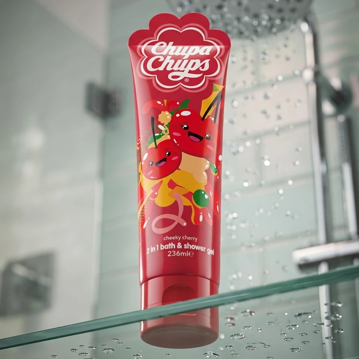 236ml Chupa Chups - Cheeky Cherry - Gel douche 2 en 1