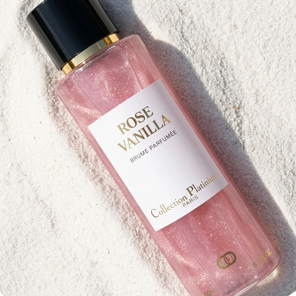 Collection Platinium - Rose Vanilla - Body Mist pailletée