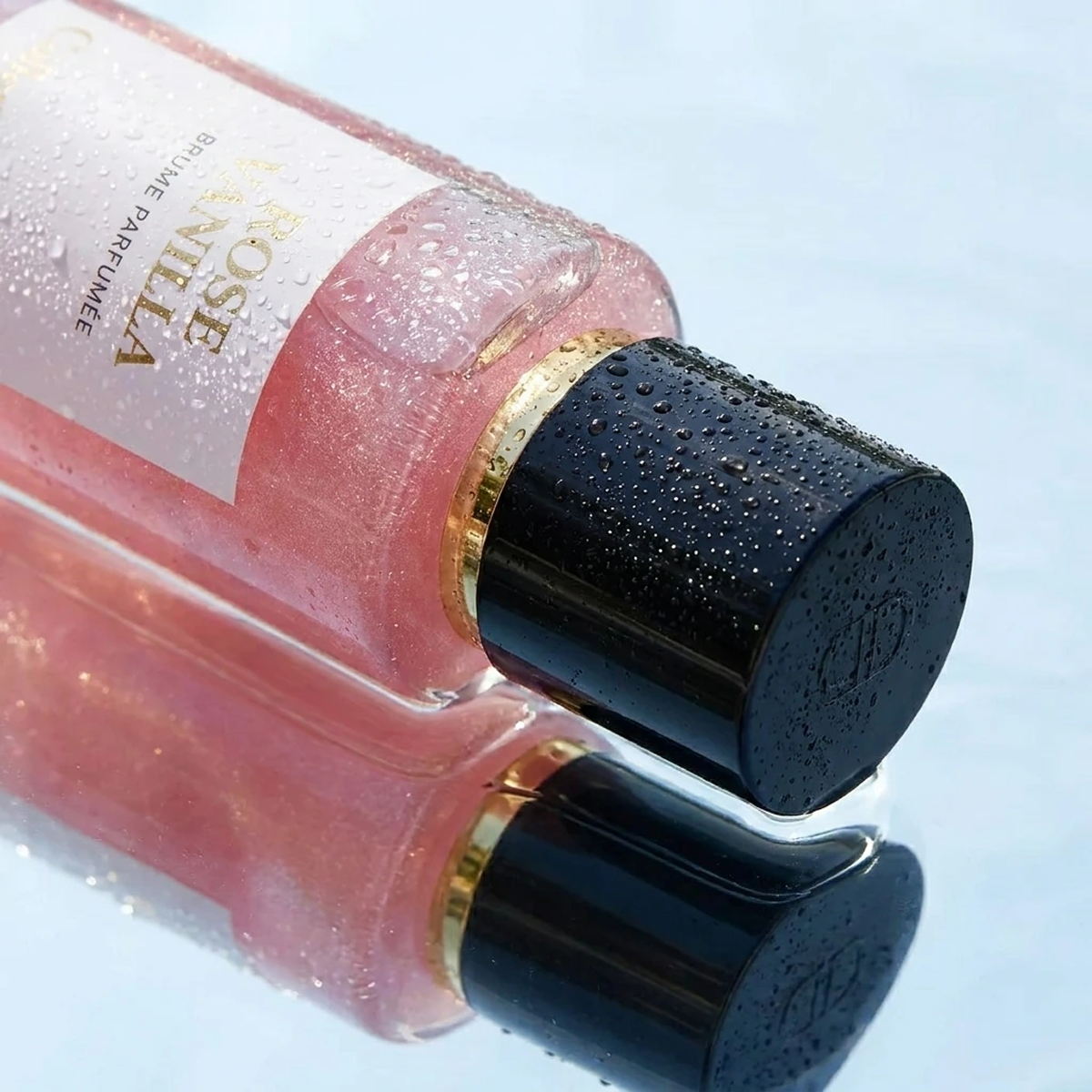 Collection Platinium - Rose Vanilla - Body Mist pailletée