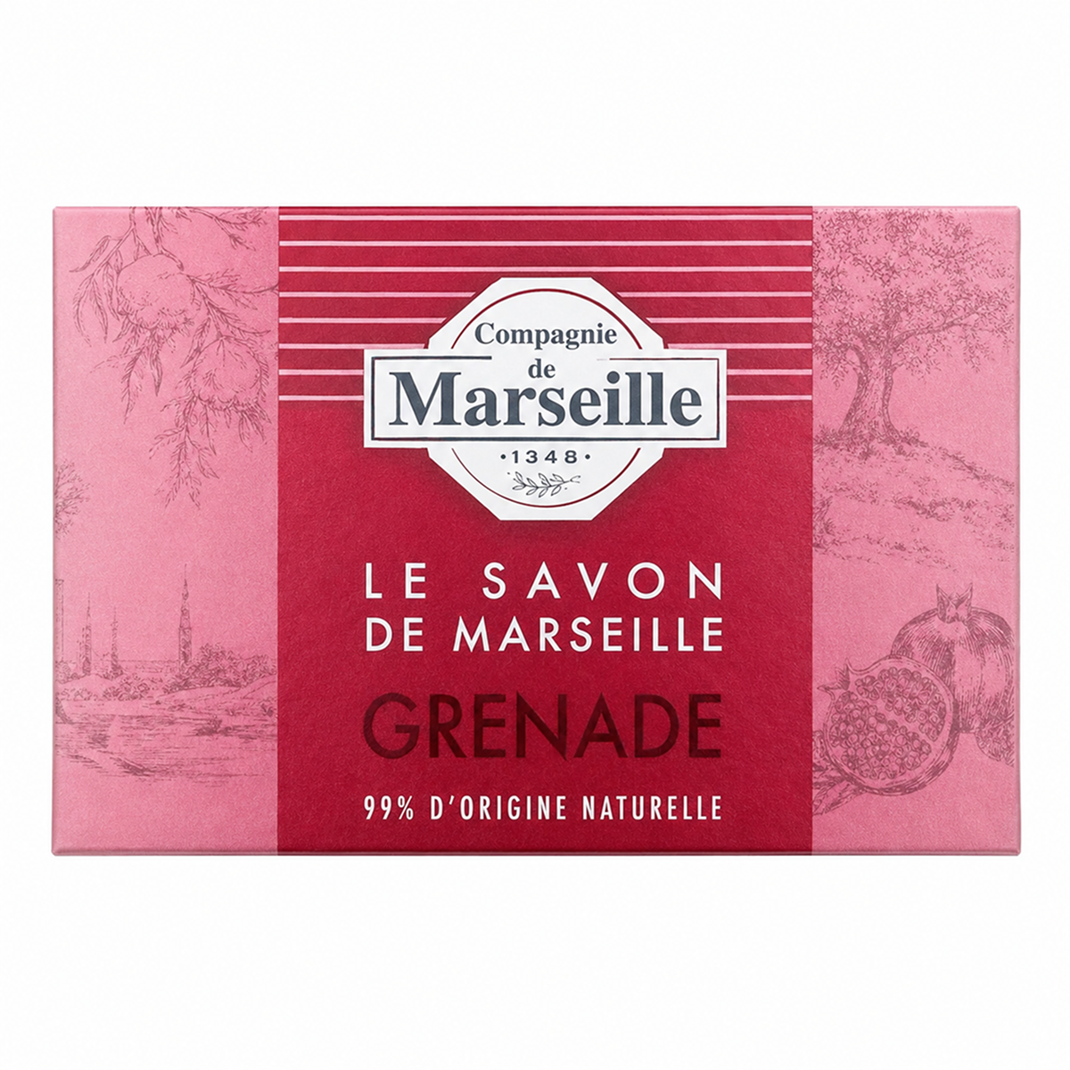 Compagnie de Marseille - Grenade - Savon de Marseille 99% d'Origine Naturelle