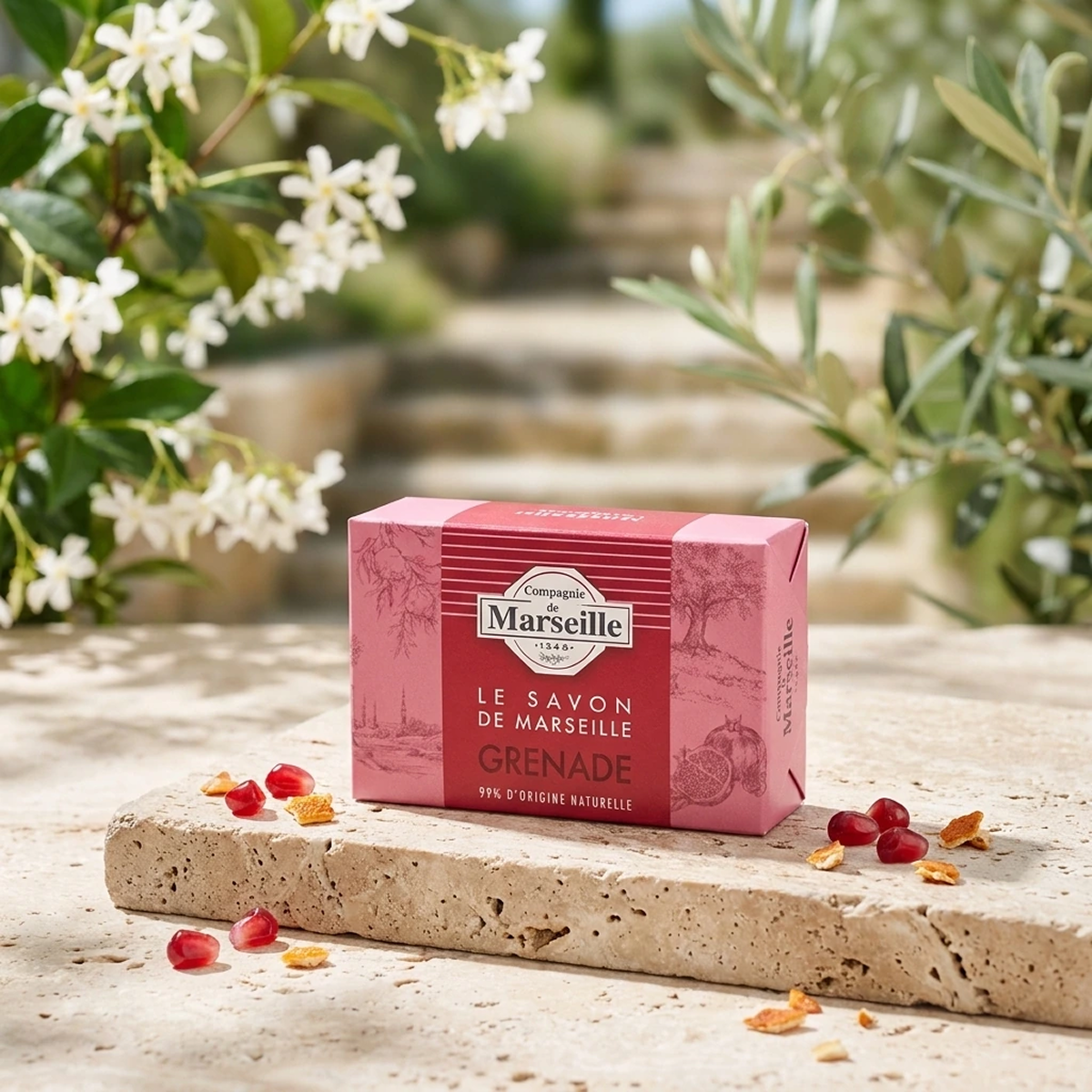 Compagnie de Marseille - Grenade - Savon de Marseille 99% d'Origine Naturelle