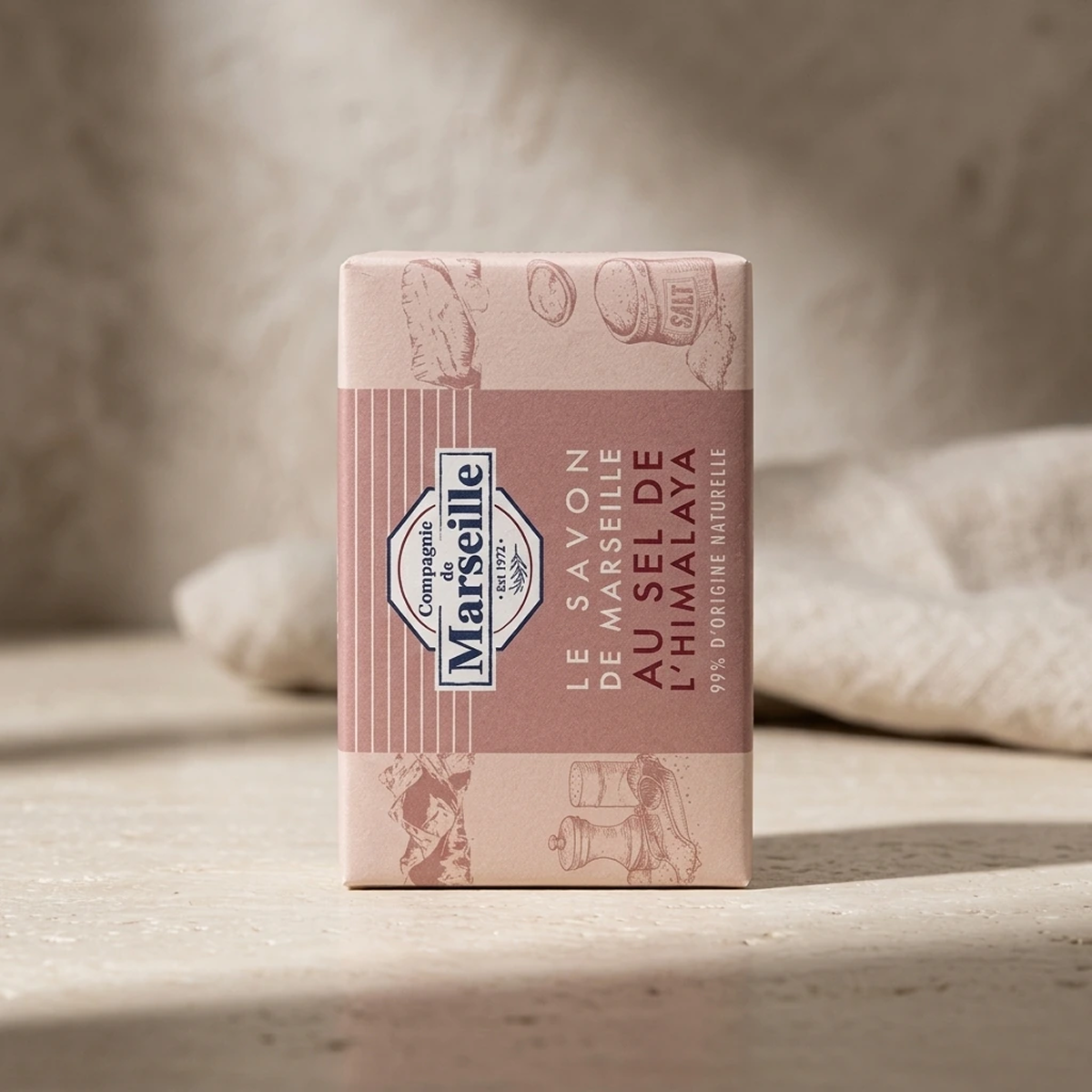 Compagnie de Marseille - Sel D'Himalaya - Savon de Marseille 99% d'Origine Naturelle