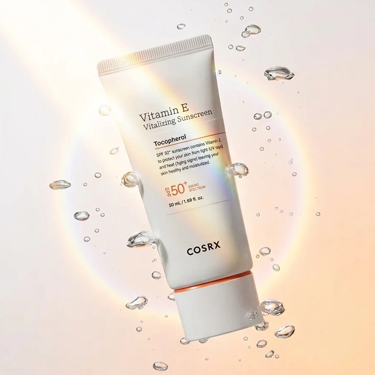 Cosrx - Vitamine E FPS 50 - Crema Solar Revitalisante