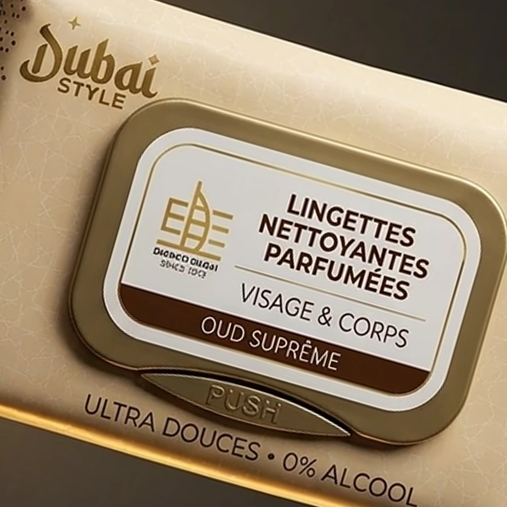 Dubai Style - Oud Sûpreme - Toallitas húmedas perfumadas X72 Rostro et Cuerpo