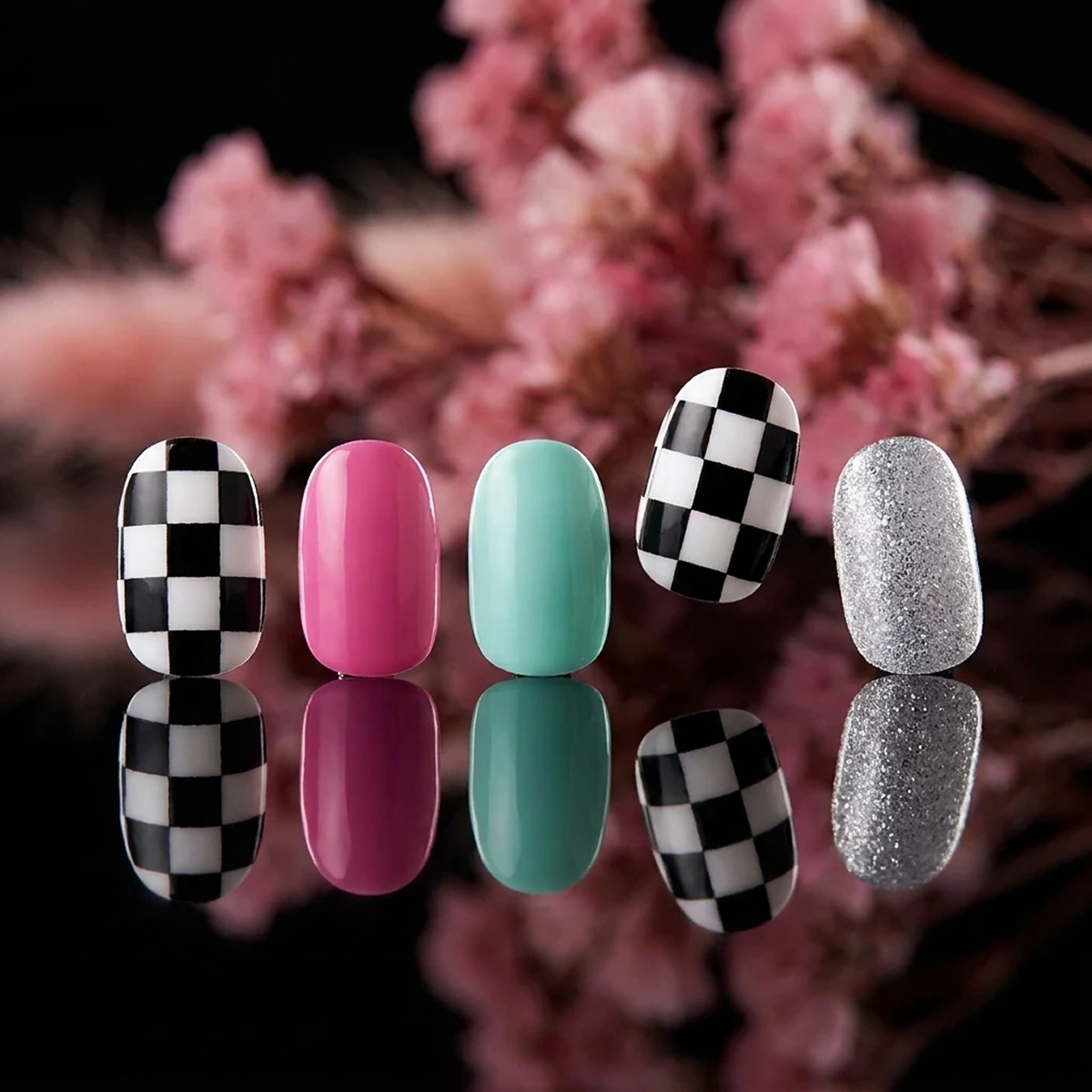 EDGE U - Racing Check - Bandes pour Ongles
