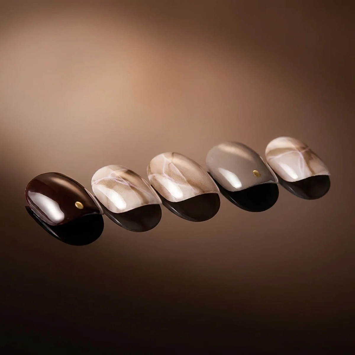 EDGE U - Chocolat Nuance - Bandes pour Ongles