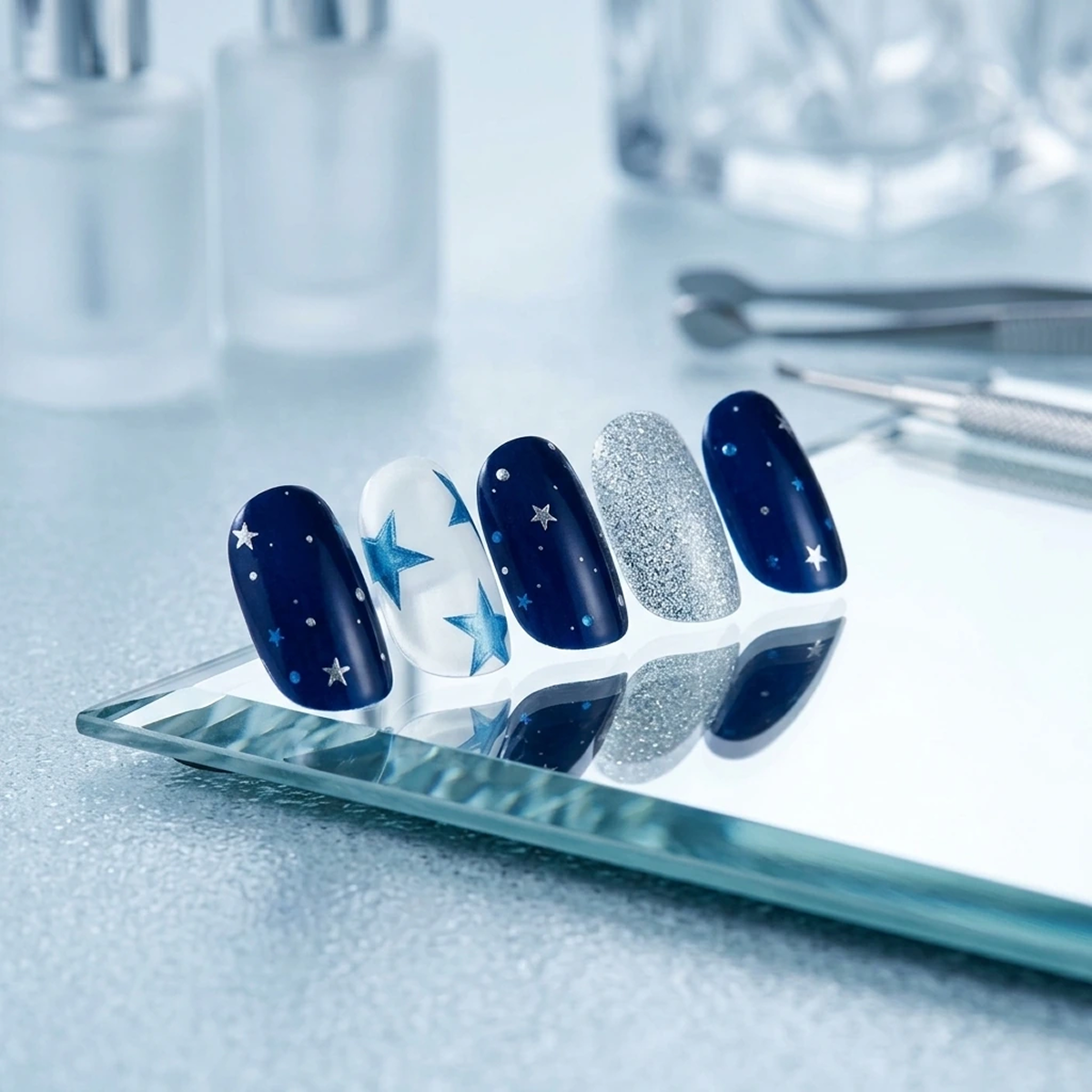 EDGE U - Starry Night - Bandes pour Ongles