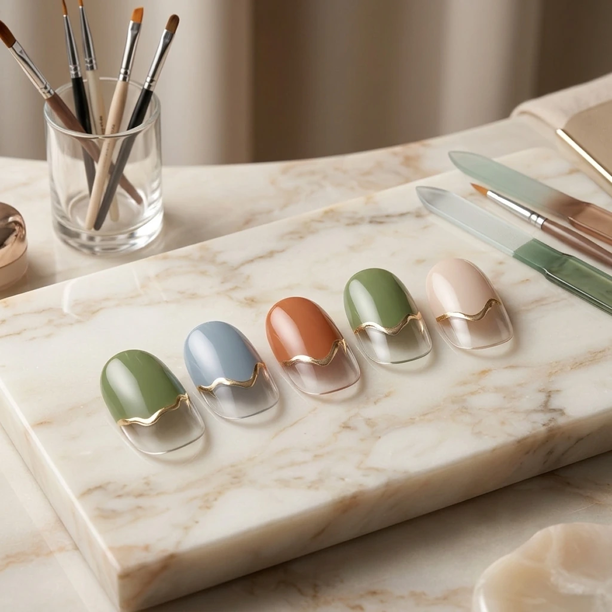 EDGE U - Antique French - Bandes pour Ongles