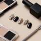EDGE U - Leopard Black - Bandes pour Ongles