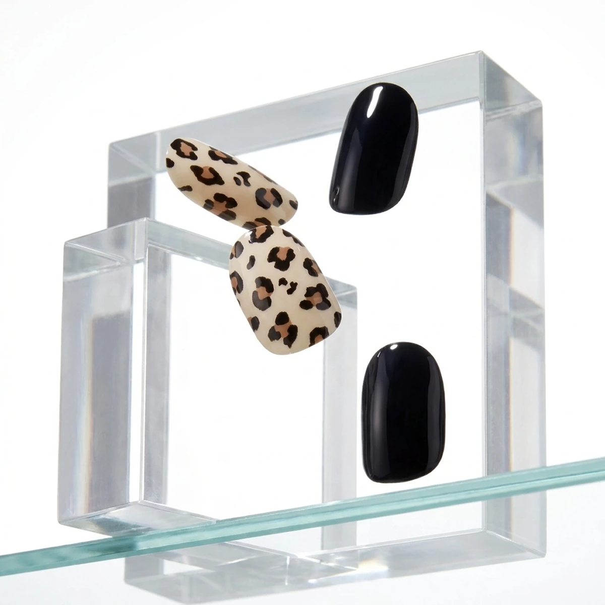 EDGE U - Leopard Black - Bandes pour Ongles