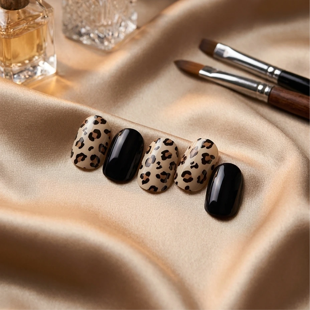 EDGE U - Leopard Black - Bandes pour Ongles